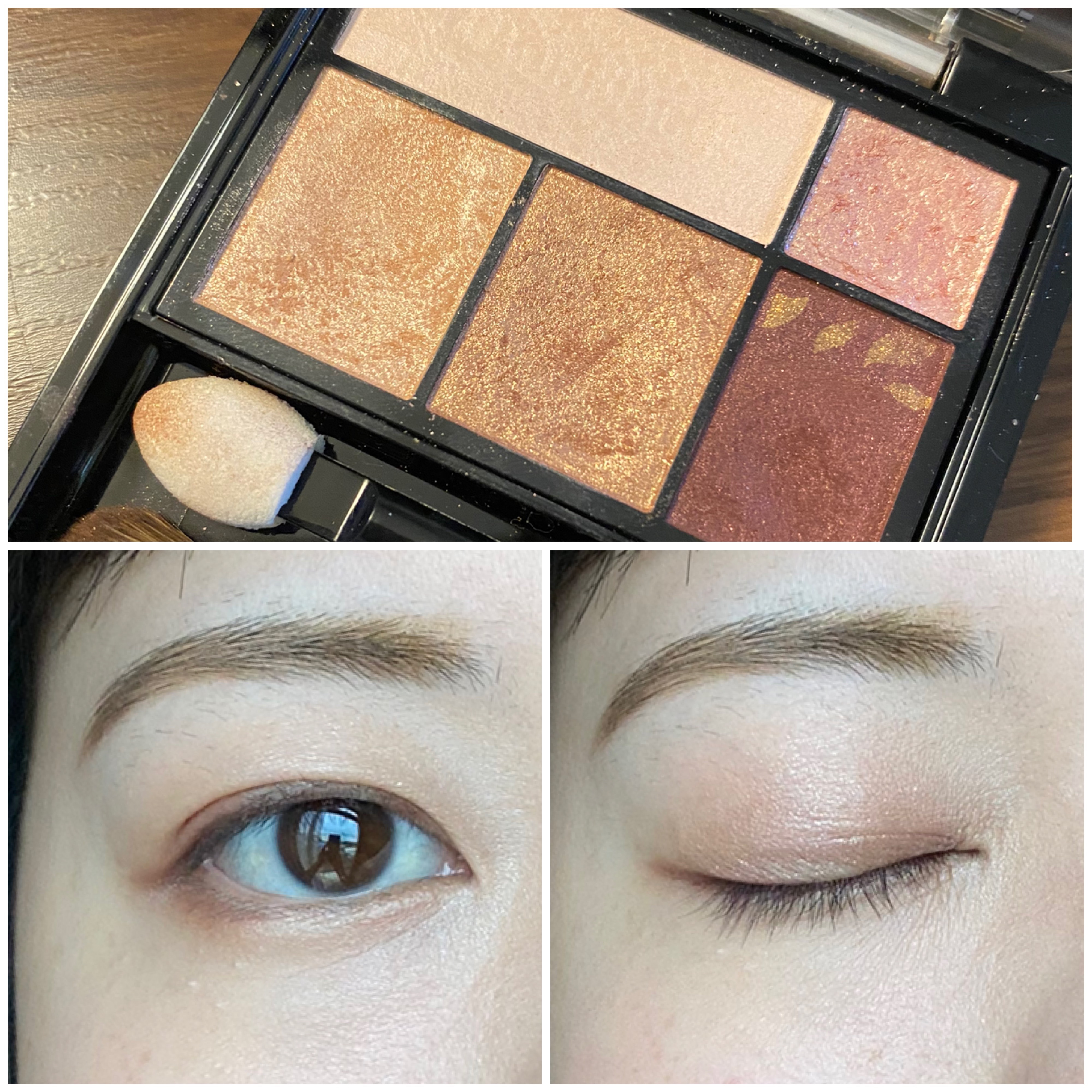 ドラマティックスタイリングアイズ RD606 ラズベリーモカ/マキアージュ/アイシャドウパレットを使ったクチコミ（2枚目）