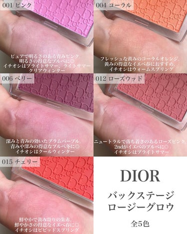 【旧】ディオール バックステージ ロージー グロウ/Dior/パウダーチークを使ったクチコミ（4枚目）