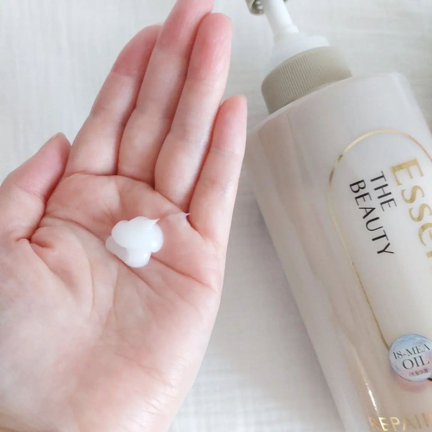 ザビューティ リペアシャンプー・コンディショナー/エッセンシャル/市販シャンプーを使ったクチコミ(4枚目)