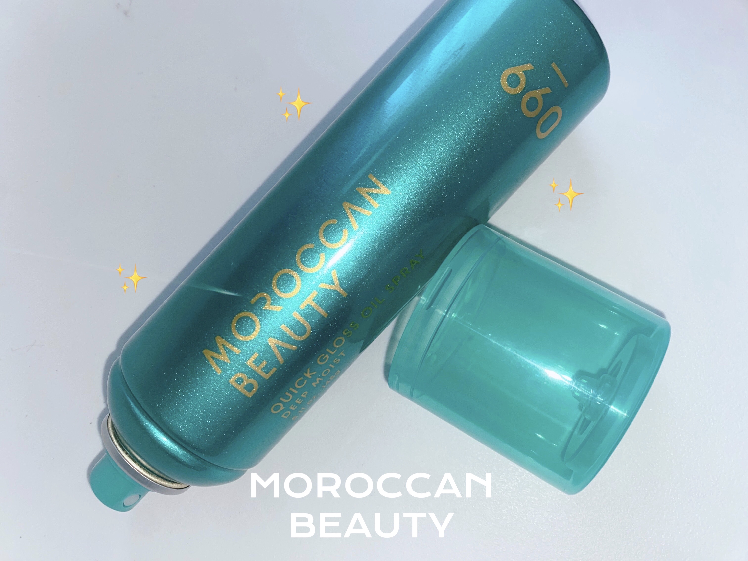 モロッカンビューティ ディープモイスト クイックグロス オイルスプレー/モロッカンビューティ/ヘアスプレーを使ったクチコミ（1枚目）