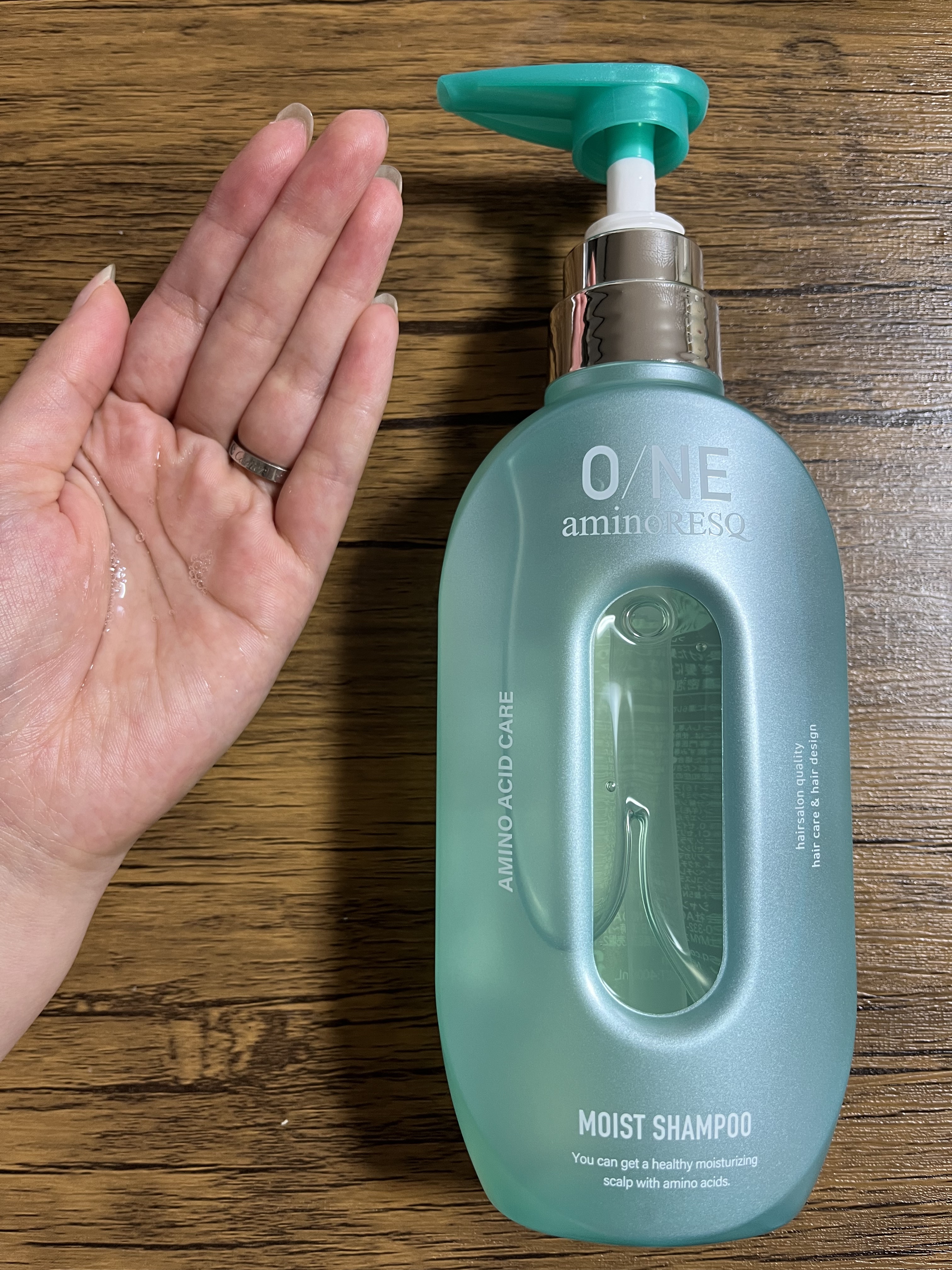 ワン アミノレスキューモイストシャンプー/トリートメント シャンプー（400ml）/アミノレスキュー/市販シャンプーを使ったクチコミ（1枚目）