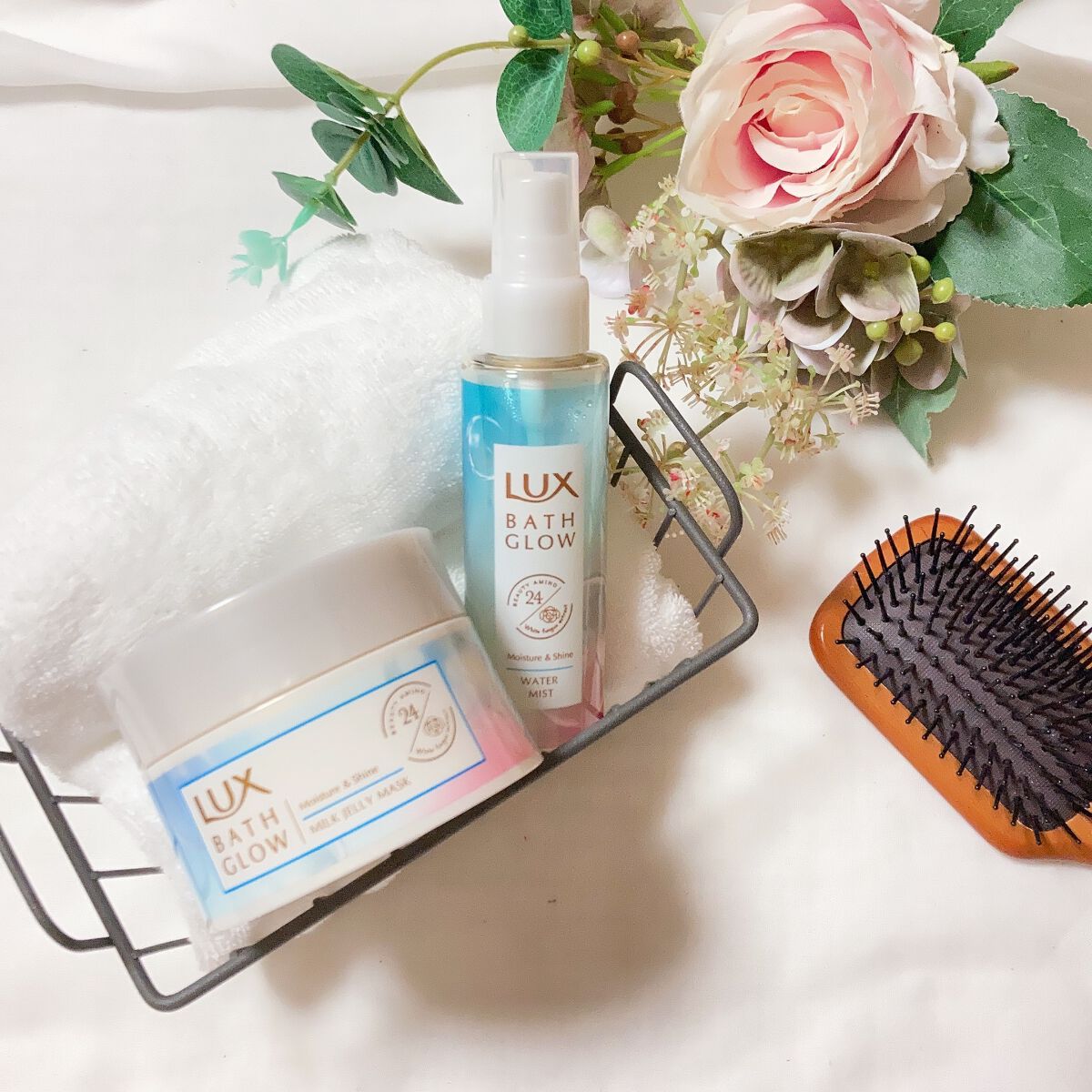 バスグロウ モイスチャー&シャイン ミルクジェリーマスク/LUX/ヘアマスク・ヘアパックを使ったクチコミ（1枚目）