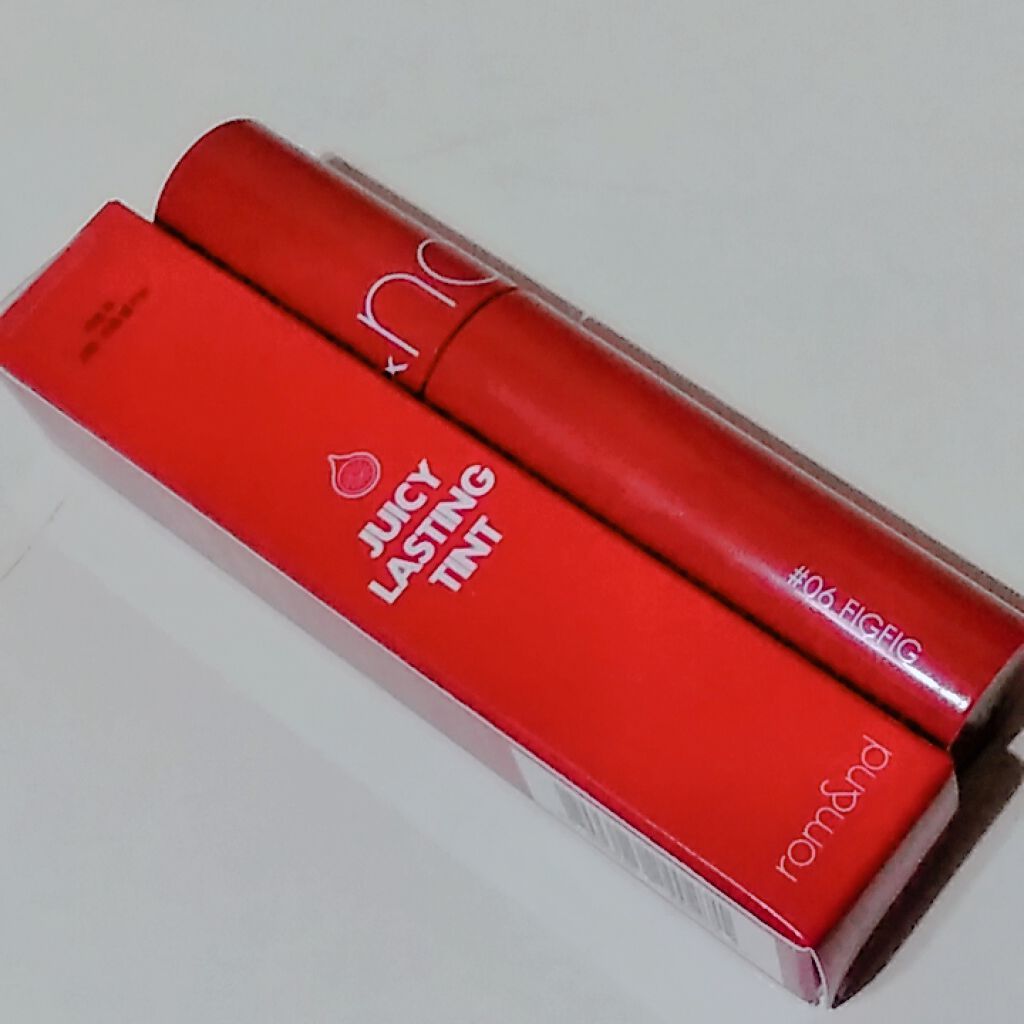 ジューシーラスティングティント/rom&nd/リップティントを使ったクチコミ（1枚目）