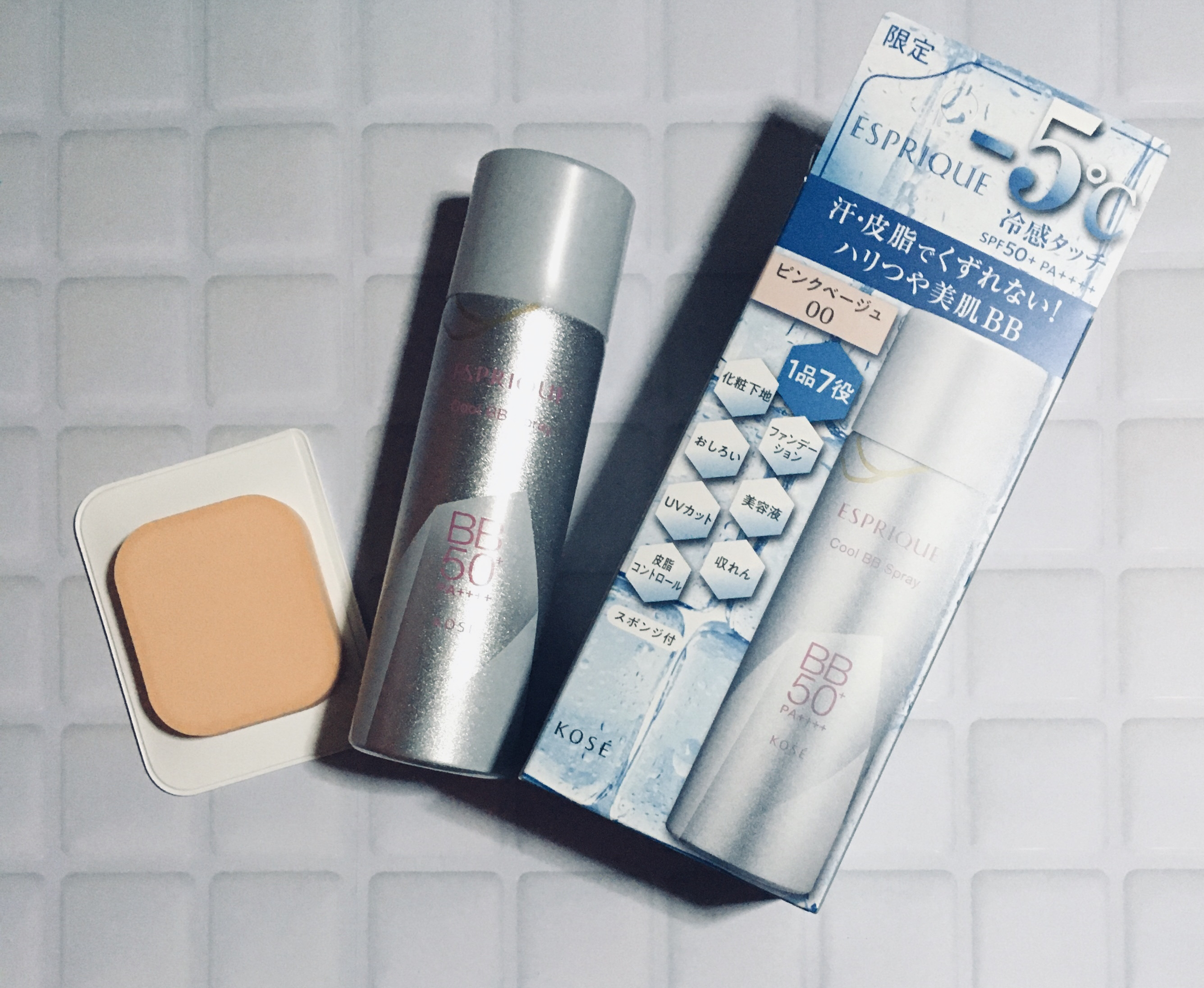 冷感タッチ BBスプレー UV 50 W/ESPRIQUE/BBクリームを使ったクチコミ（1枚目）