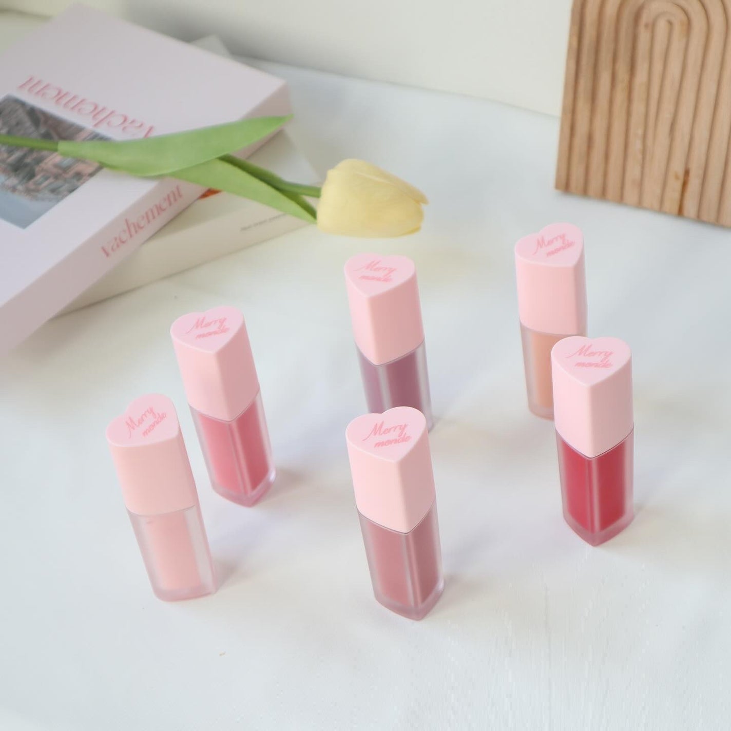 ミルクハートティントリップアンドチーク/Merrymonde/リップティントを使ったクチコミ(5枚目)