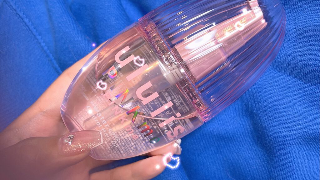 ピンクミー ウォーターコンク コントロール ヘアオイル/ululis/ヘアオイルを使ったクチコミ（1枚目）