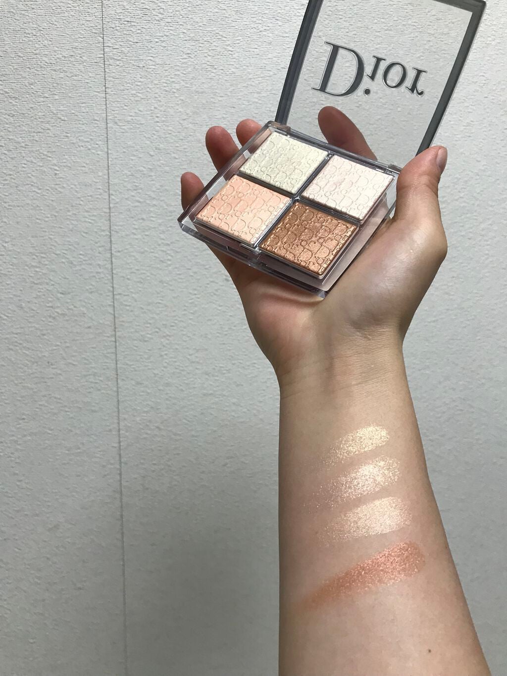 ディオール バックステージ フェイス グロウ パレット/Dior/ハイライトを使ったクチコミ(1枚目)