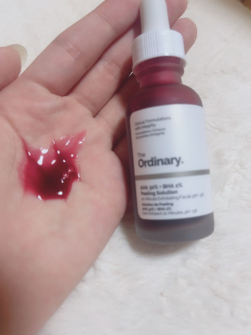 AHA 30% + BHA 2% Peeling Solution/The Ordinary/ピーリングを使ったクチコミ(3枚目)