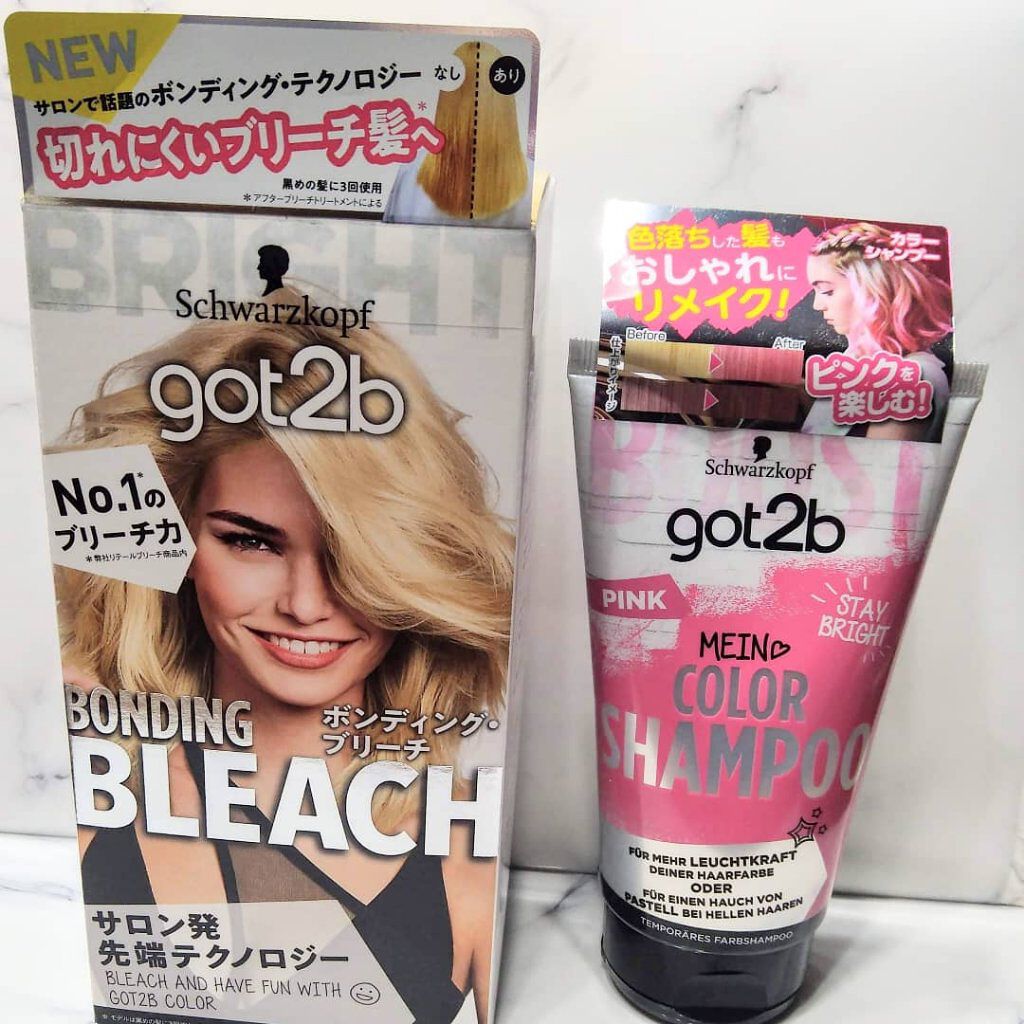 カラーシャンプー/got2b/市販シャンプーを使ったクチコミ（1枚目）