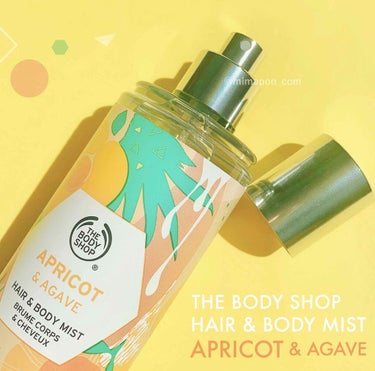 ヘア＆ボディミスト ライム＆マッチャ アプリコット＆アガベ/THE BODY SHOP/香水を使ったクチコミ（2枚目）