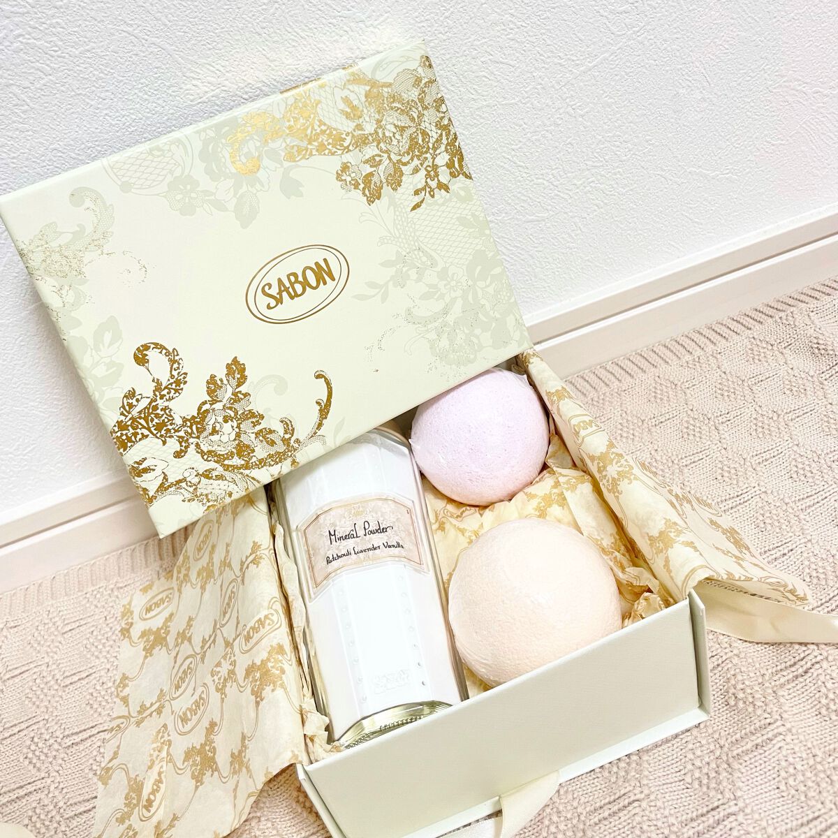 ミネラルパウダー/SABON/無機塩系入浴剤を使ったクチコミ（1枚目）