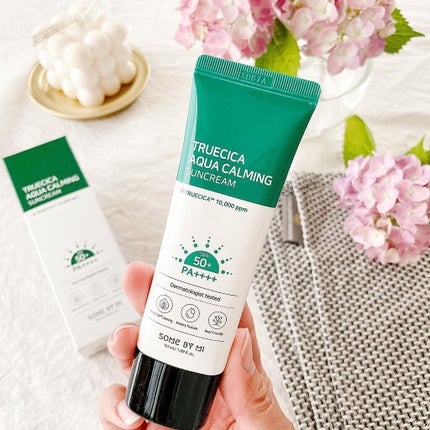 TRUECICA アクアカーミング日焼け止め/SOME BY MI/日焼け止めクリームを使ったクチコミ(1枚目)