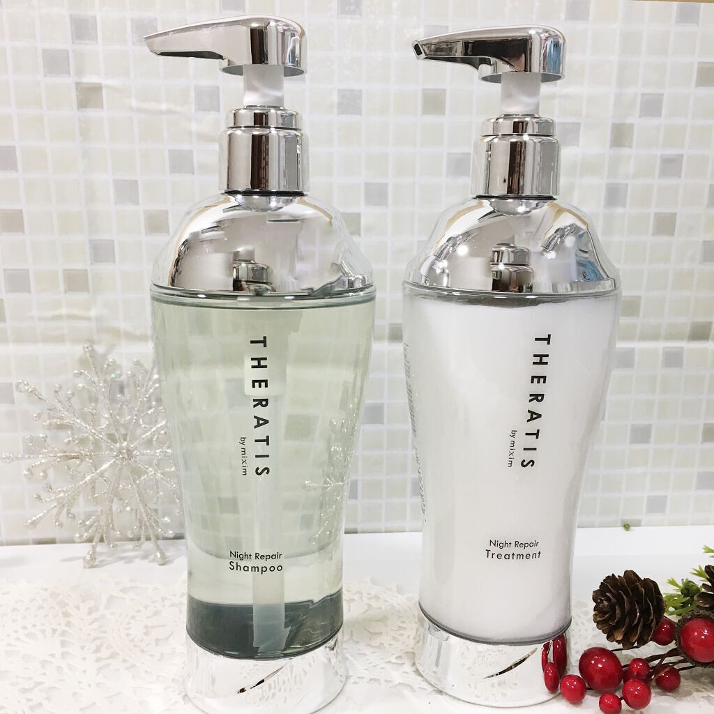 ナイトリペア シャンプー/ヘアトリートメント/THERATIS/シャンプー・コンディショナーを使ったクチコミ（1枚目）