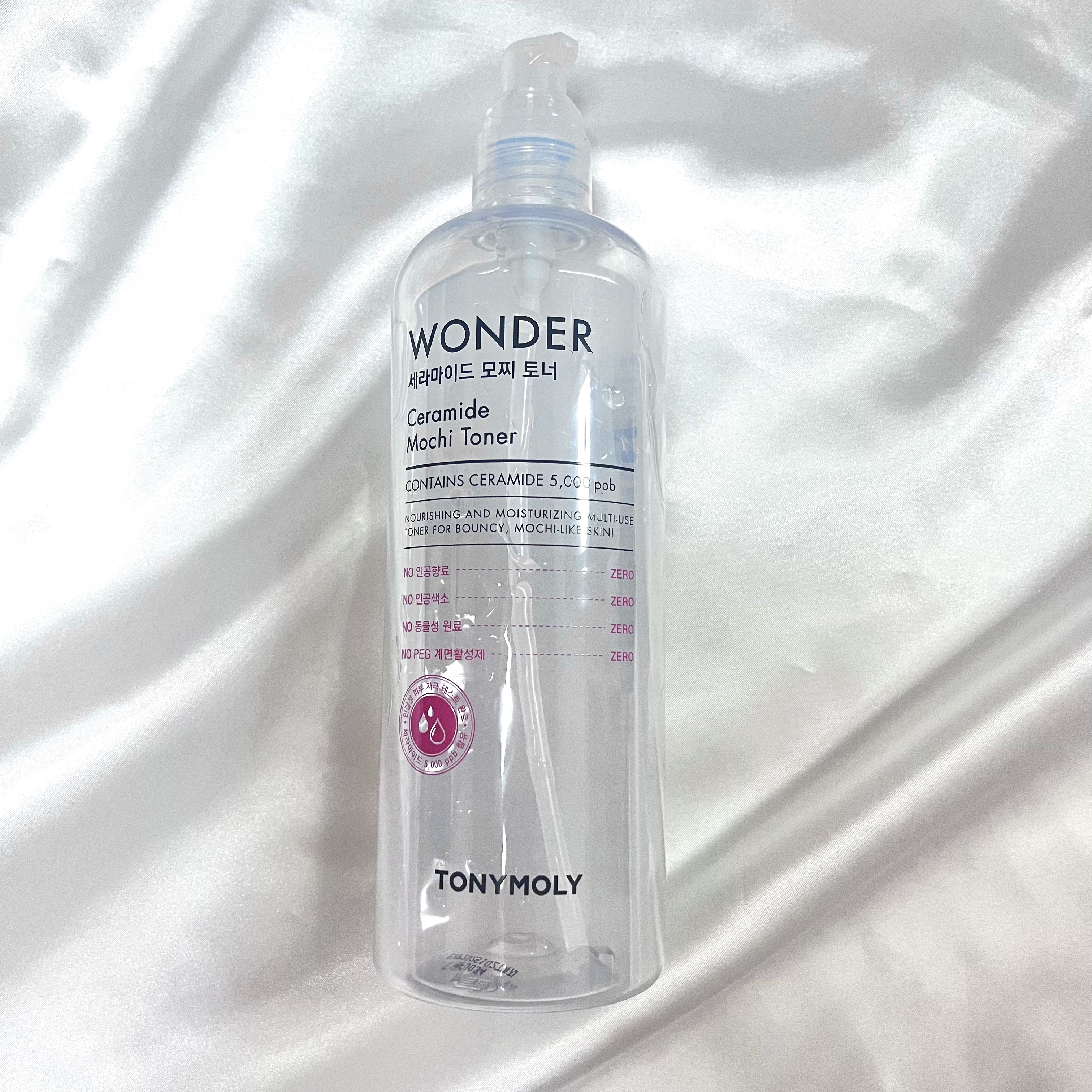 Wonder Ceramide Mochi Toner（トニーモリーワンダーCモチトナー）/TONYMOLY/化粧水を使ったクチコミ（1枚目）