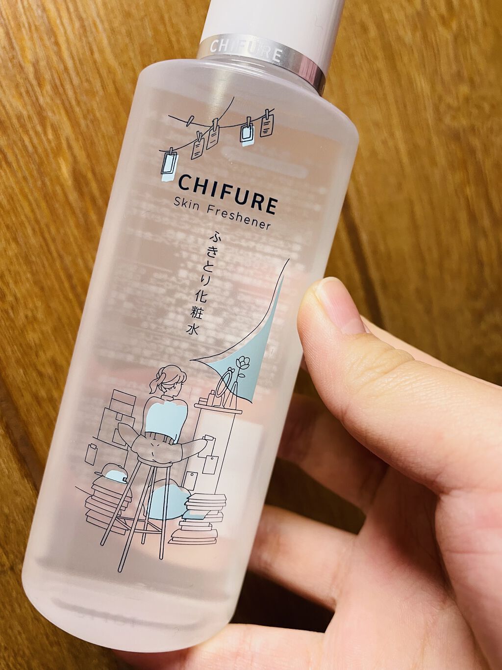 ふきとり化粧水 DC1（限定デザイン）/ちふれ/拭き取り化粧水を使ったクチコミ（1枚目）