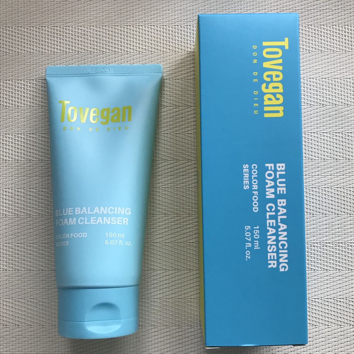 カラーフードシリーズブルーバランシングフォームクレンザー/Tovegan/洗顔フォームを使ったクチコミ（1枚目）