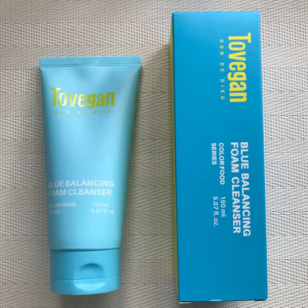 カラーフードシリーズブルーバランシングフォームクレンザー/Tovegan/洗顔フォームを使ったクチコミ(1枚目)