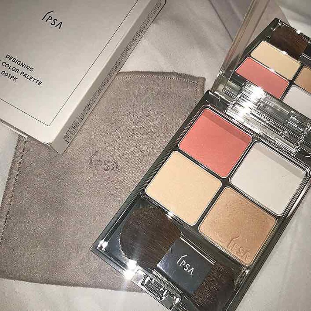 フェイスカラー デザイニングパレット/IPSA/プレストパウダーを使ったクチコミ(1枚目)