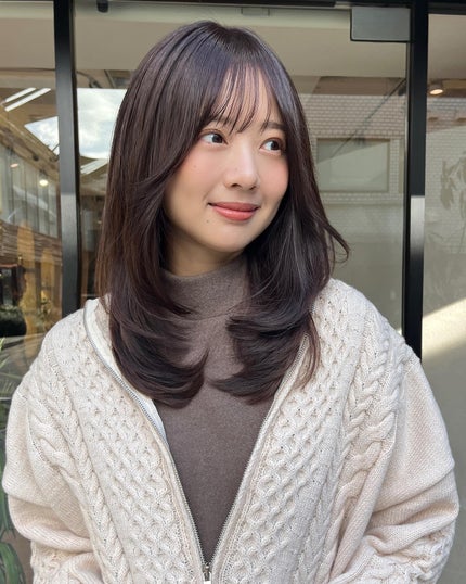 HARUNA on LIPS 「低めのお上品なレイヤースタイル😉✨ワンカールで、サラッと簡単に..」(2枚目)