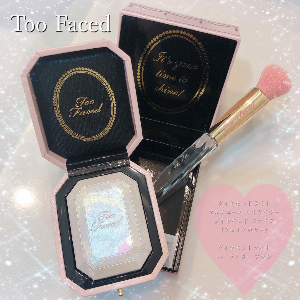 ダイヤモンドライト ハイライター ブラシ/Too Faced/メイクブラシを使ったクチコミ(1枚目)