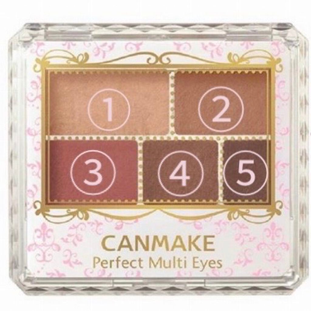 パーフェクトマルチアイズ/キャンメイク/アイシャドウパレットを使ったクチコミ(2枚目)