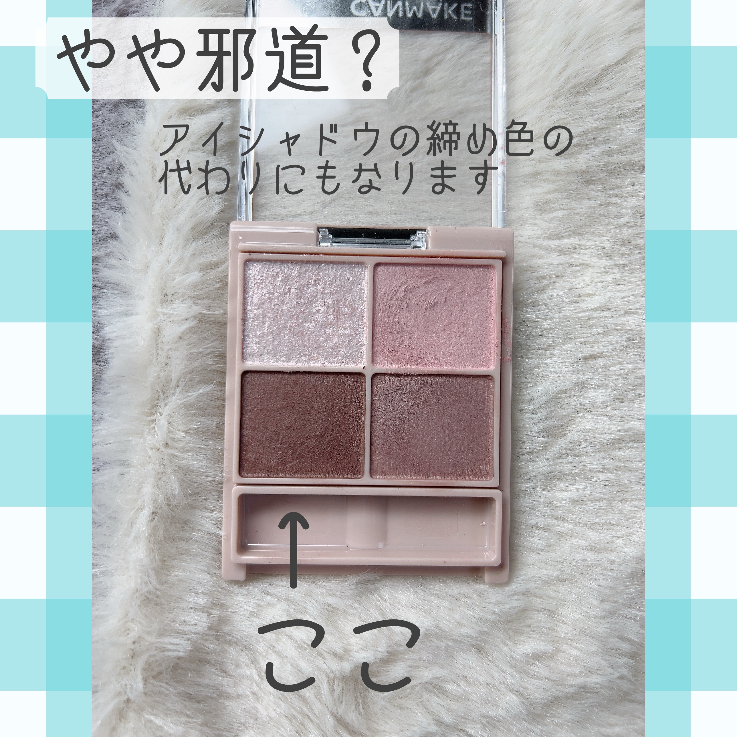 シルキースフレアイズ（マットタイプ）/キャンメイク/アイシャドウパレットを使ったクチコミ（3枚目）