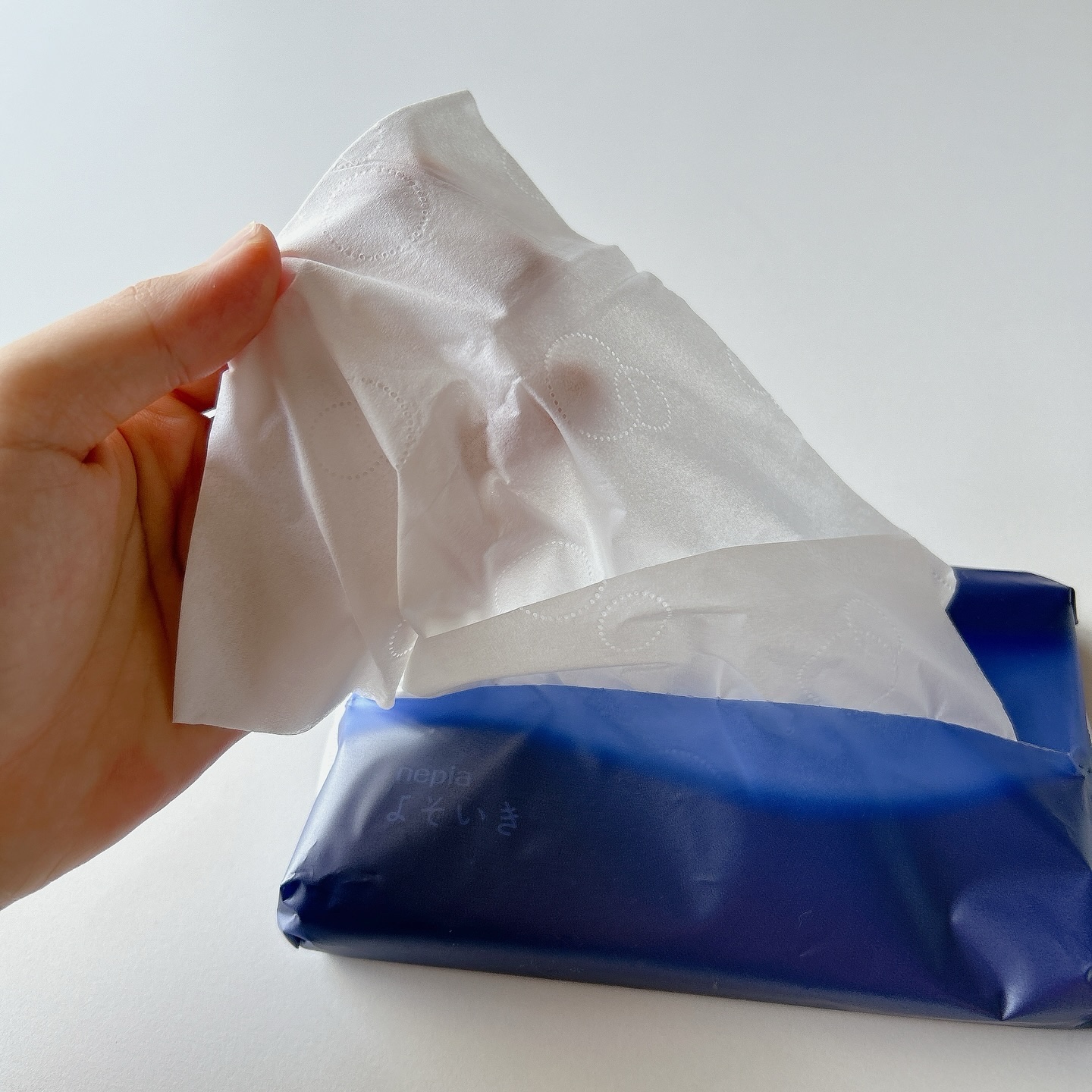 よそいき保湿ティシュ/ネピア/ティッシュを使ったクチコミ（3枚目）