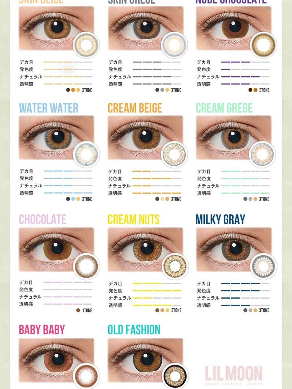 LIL MOON 1day/LILMOON/ワンデー(1DAY)カラコンを使ったクチコミ(4枚目)