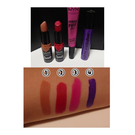 パウダーパフリッピー リップクリーム/NYX Professional Makeup/口紅を使ったクチコミ(1枚目)