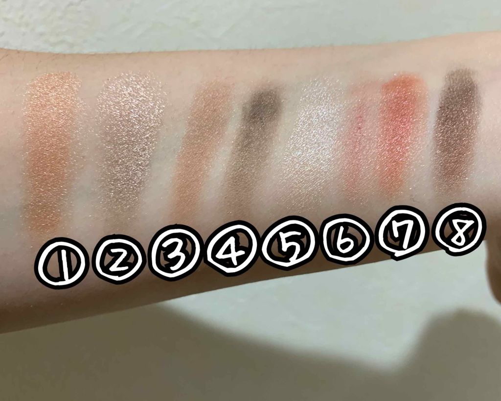 スイーツコレクション/マリブビューティー/アイシャドウパレットを使ったクチコミ（2枚目）