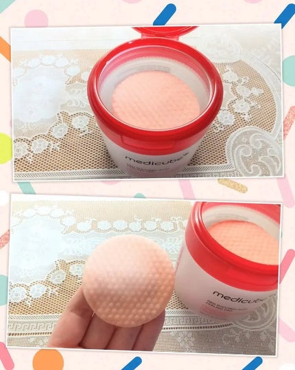 レッドアクネピーリングパッド/MEDICUBE/トナーパッドを使ったクチコミ(3枚目)