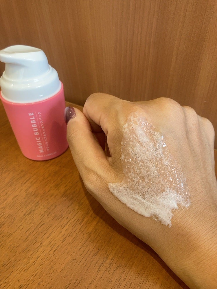 マジックバブルエッセンスパック(ピンク) /BAKER7/洗い流すパック・マスクを使ったクチコミ(6枚目)