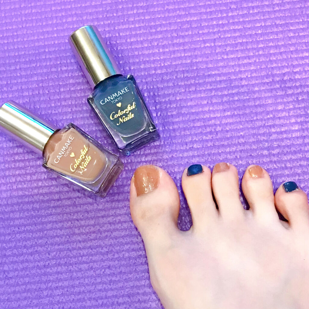 カラフルネイルズ/キャンメイク/マニキュアを使ったクチコミ（2枚目）