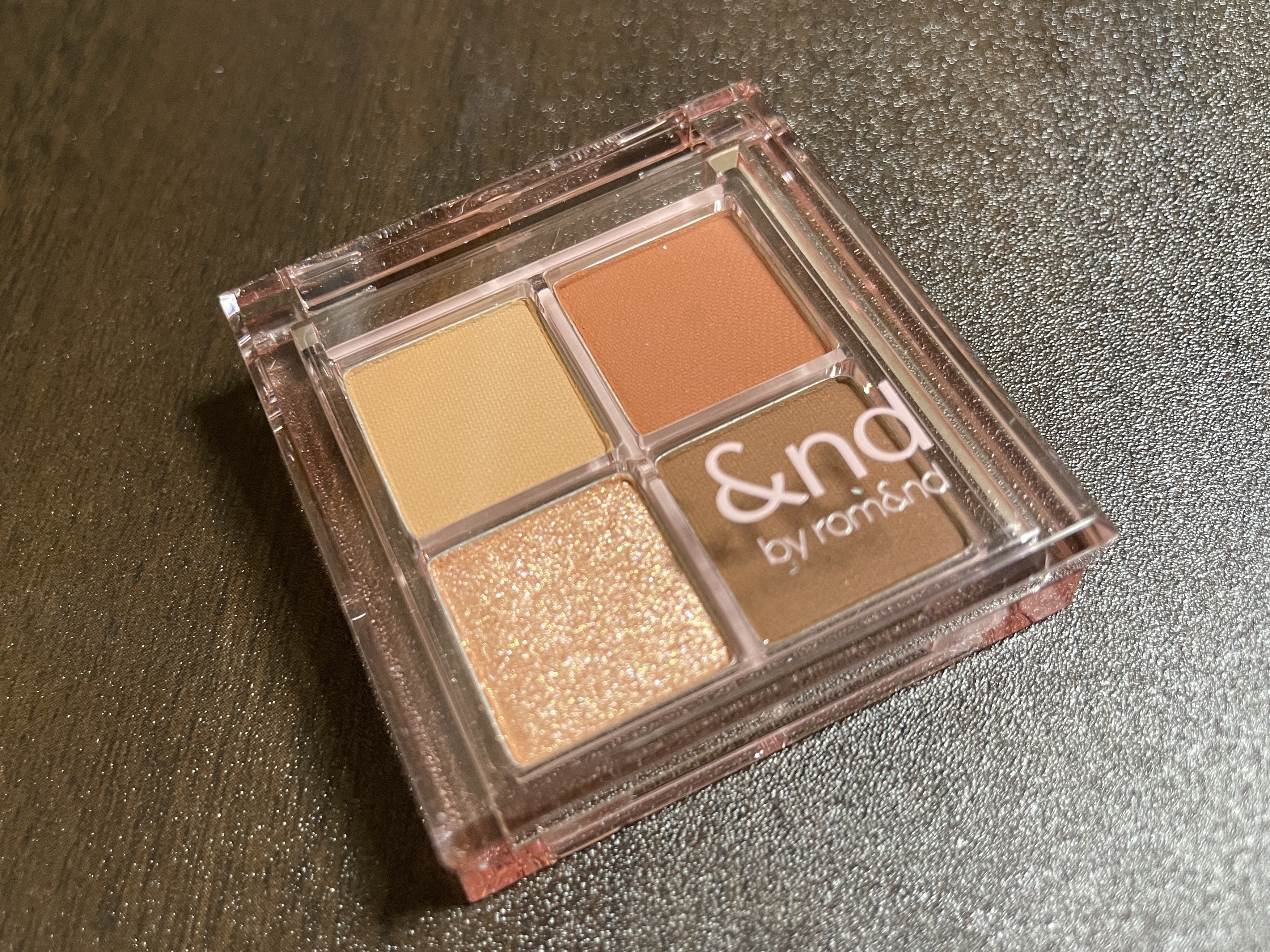 アンドバイロムアンド　メロウアイパレット BR02 アップルシナモン/&nd by rom&nd/アイシャドウパレットを使ったクチコミ（2枚目）