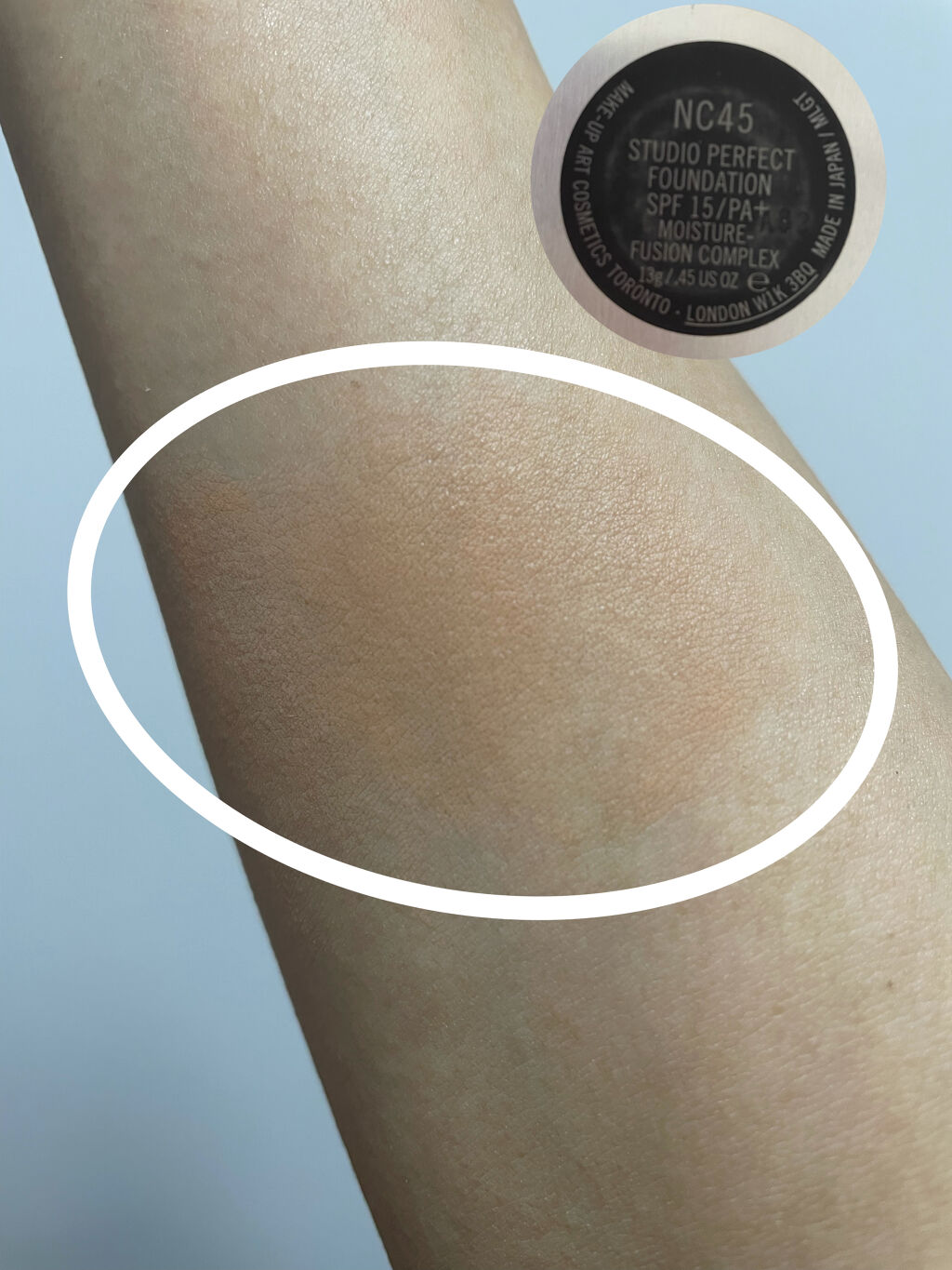 スタジオ パーフェクト SPF 15 モイスチャー ファンデーション/M・A・C/パウダーファンデーションを使ったクチコミ（2枚目）