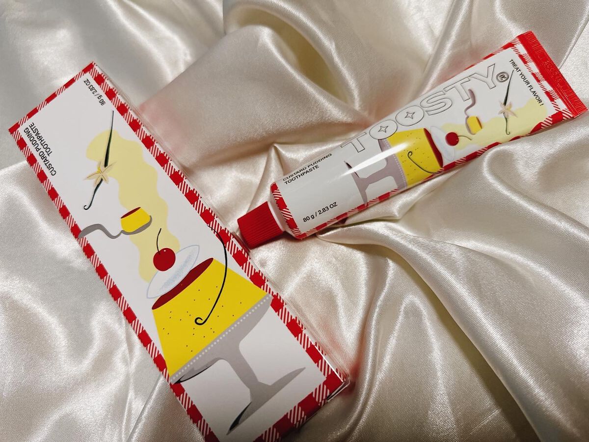 トゥースペースト カスタードプリン/TOOSTY/歯磨き粉を使ったクチコミ（1枚目）