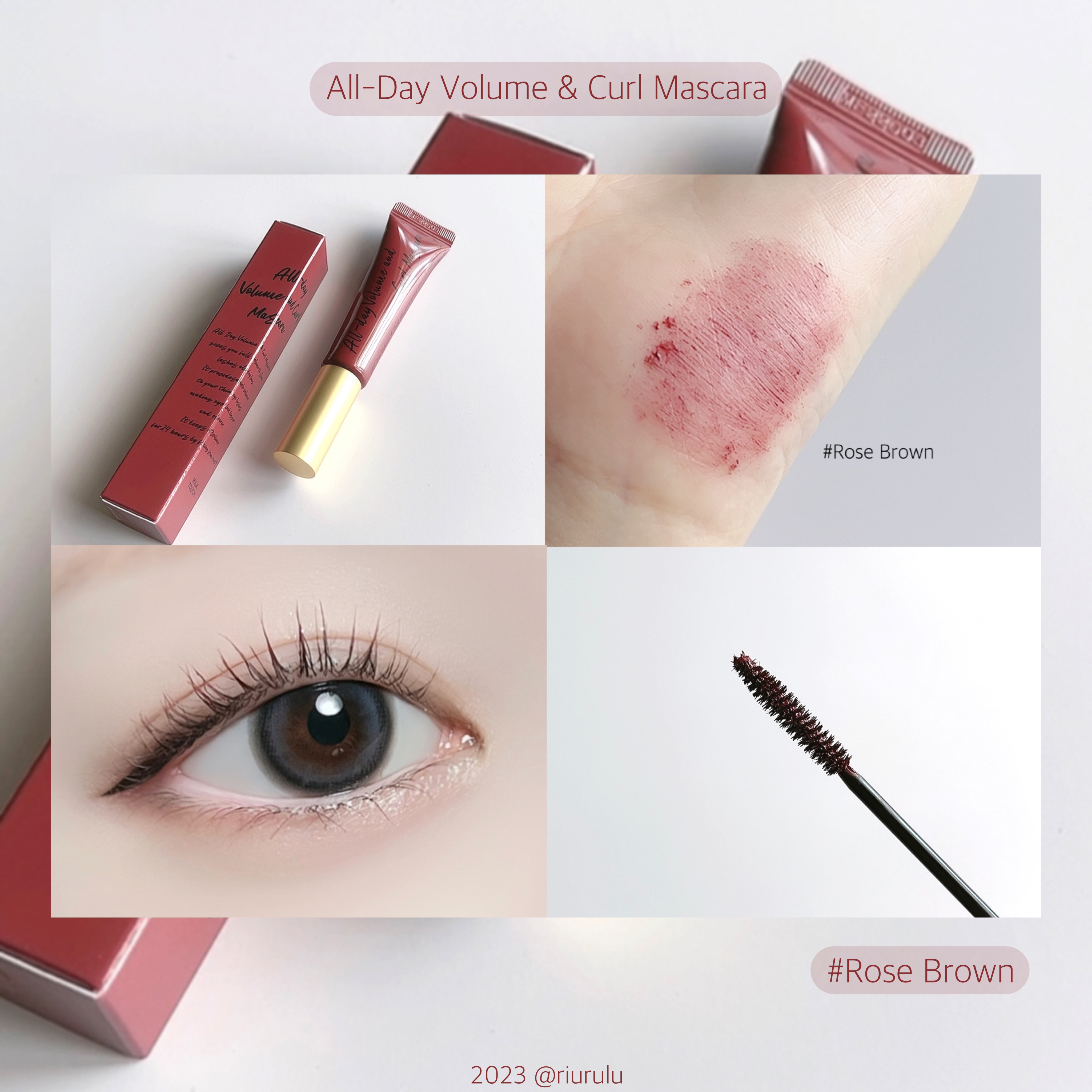 \ 大人気マスカラから日本限定色登場🌹🤎 /


◾︎ Milk Touch
All-Day Volume & Curl Mascara
¥1,628 (税込)


──────────────────


大人気 𝐌𝐢𝐥𝐤 �