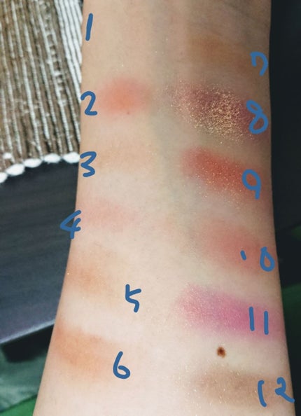 バレンタインボックス2 ピーチパレット/VAVI MELLO/アイシャドウパレットを使ったクチコミ(2枚目)