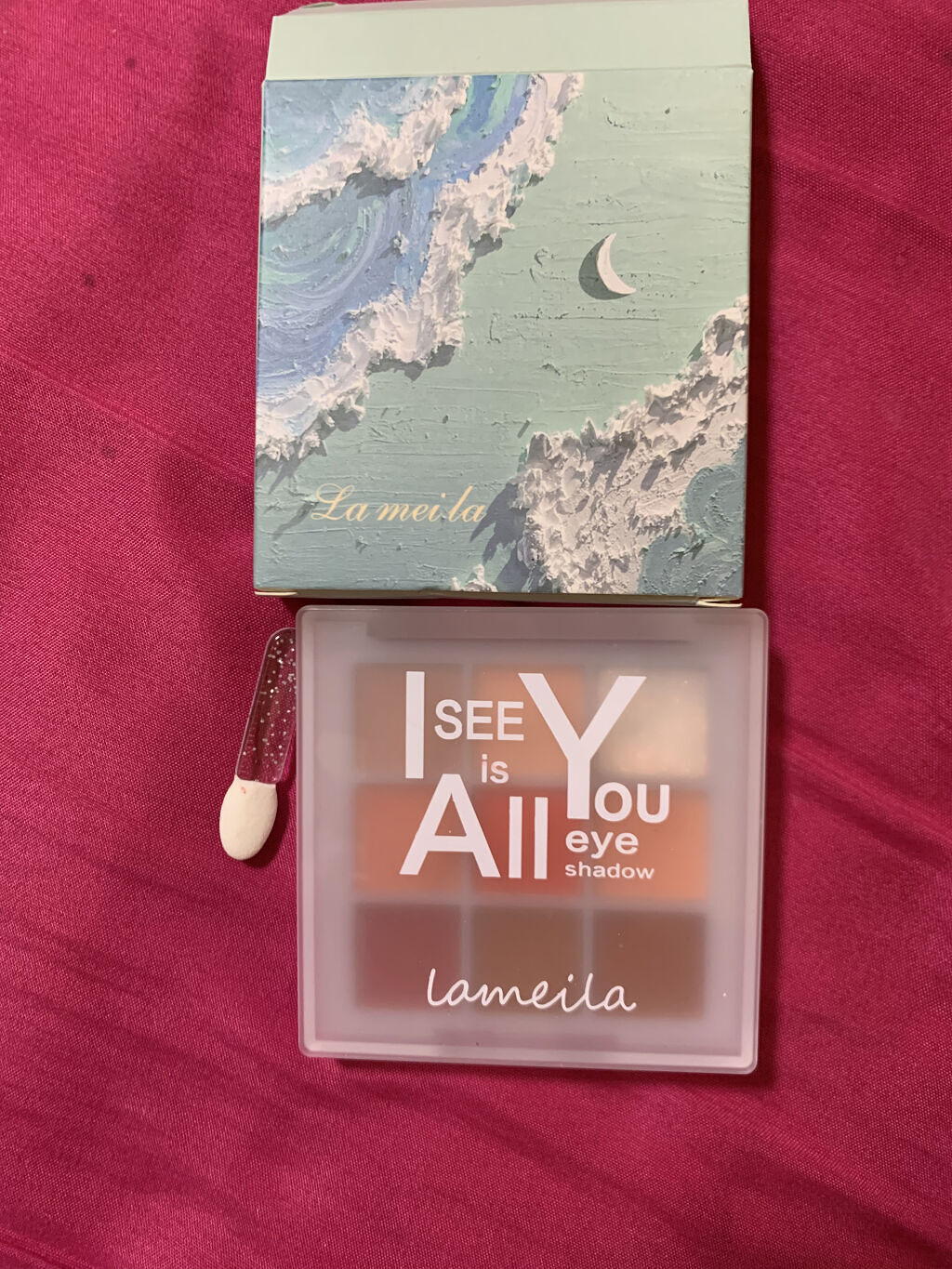 Crystal Diamond Eye Shadow/Lameila/アイシャドウパレットを使ったクチコミ（1枚目）