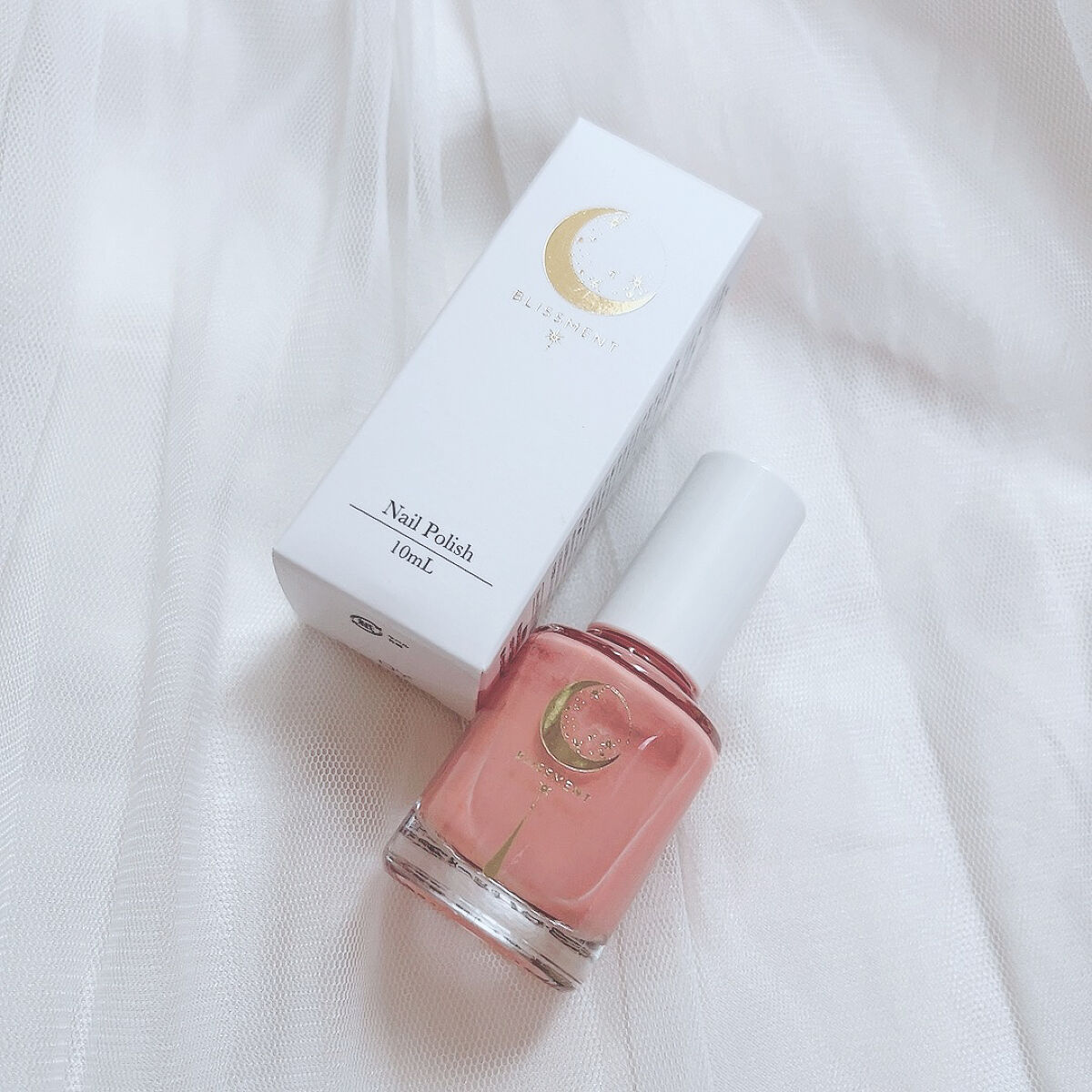 ネイルポリッシュ 01 チュールピンク/BLISSMENT/マニキュアを使ったクチコミ（2枚目）