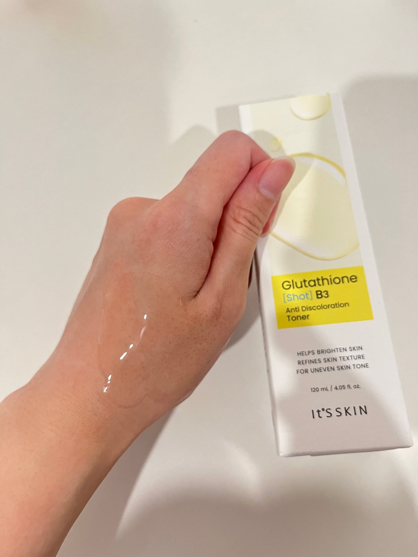 グルタチオンショットB3クリアトーントナー/It's skin/化粧水を使ったクチコミ(2枚目)