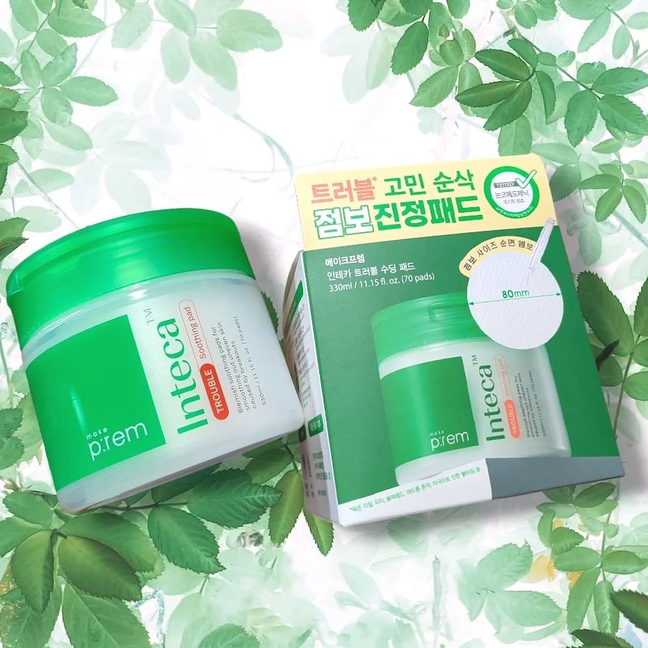 インテカトラブルスージングパッド/make prem/トナーパッドを使ったクチコミ（2枚目）