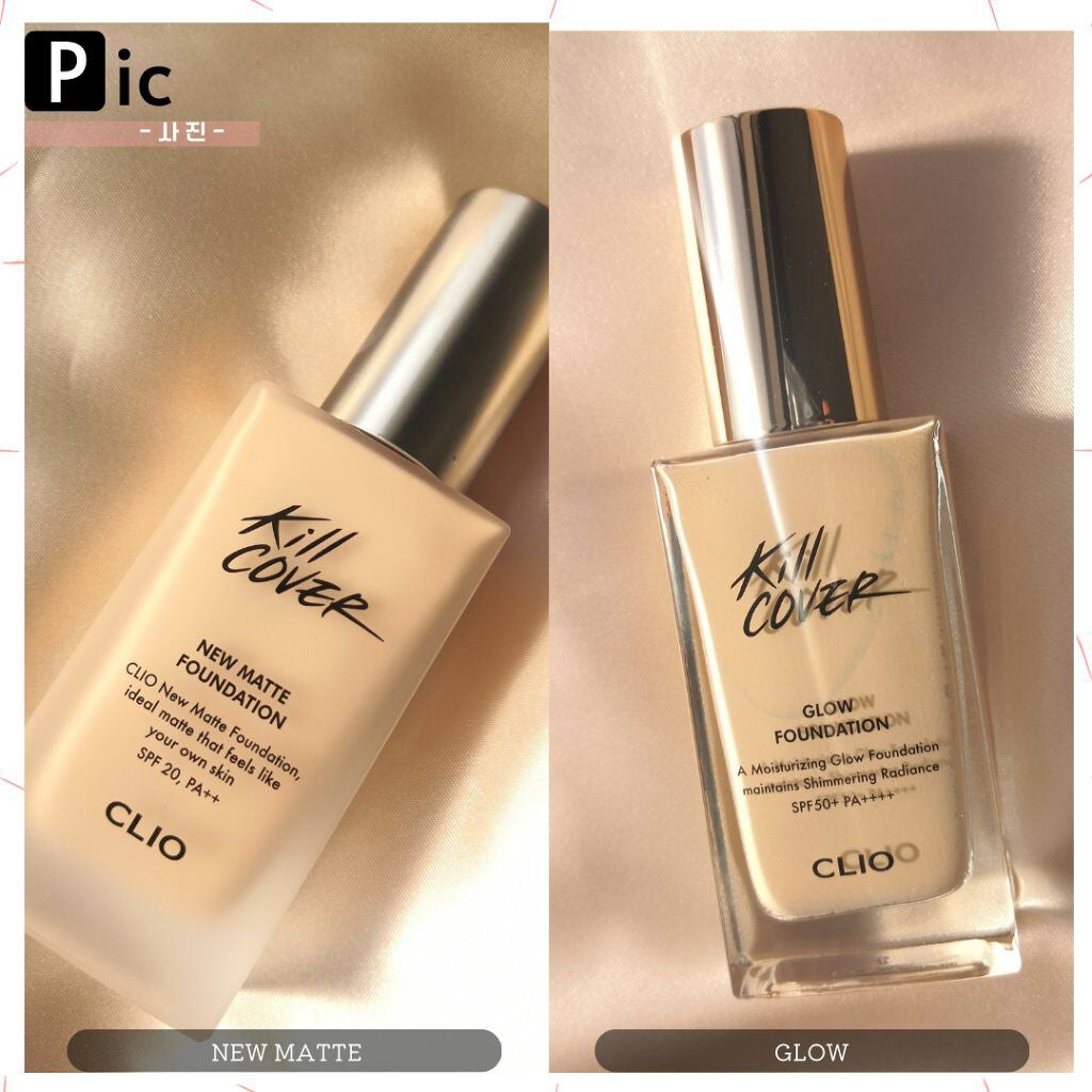 キルカバーニューマットファンデーション/CLIO/リキッドファンデーションを使ったクチコミ(7枚目)