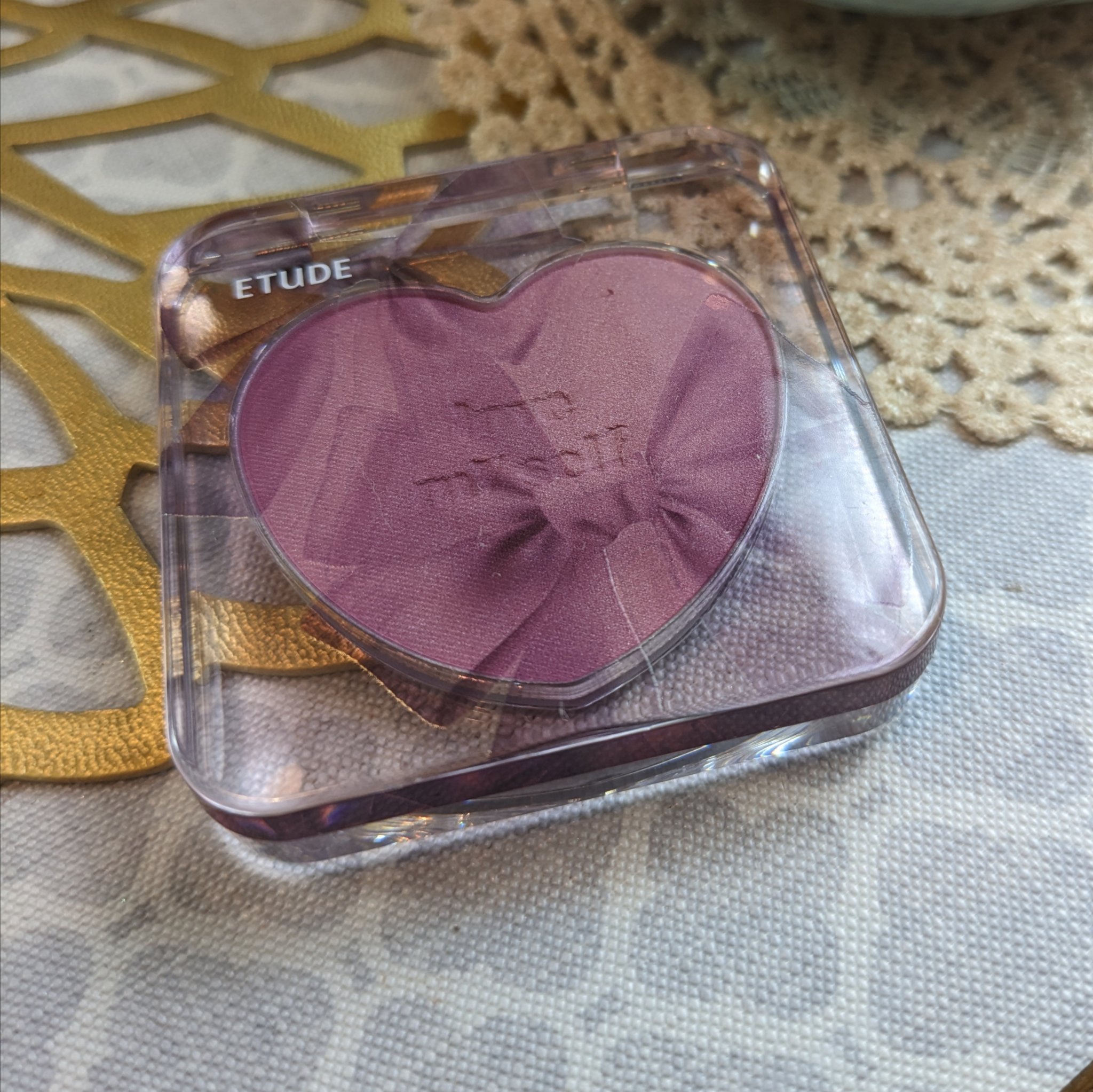 ハートポップブラッシャー/ETUDE/パウダーチークを使ったクチコミ（2枚目）
