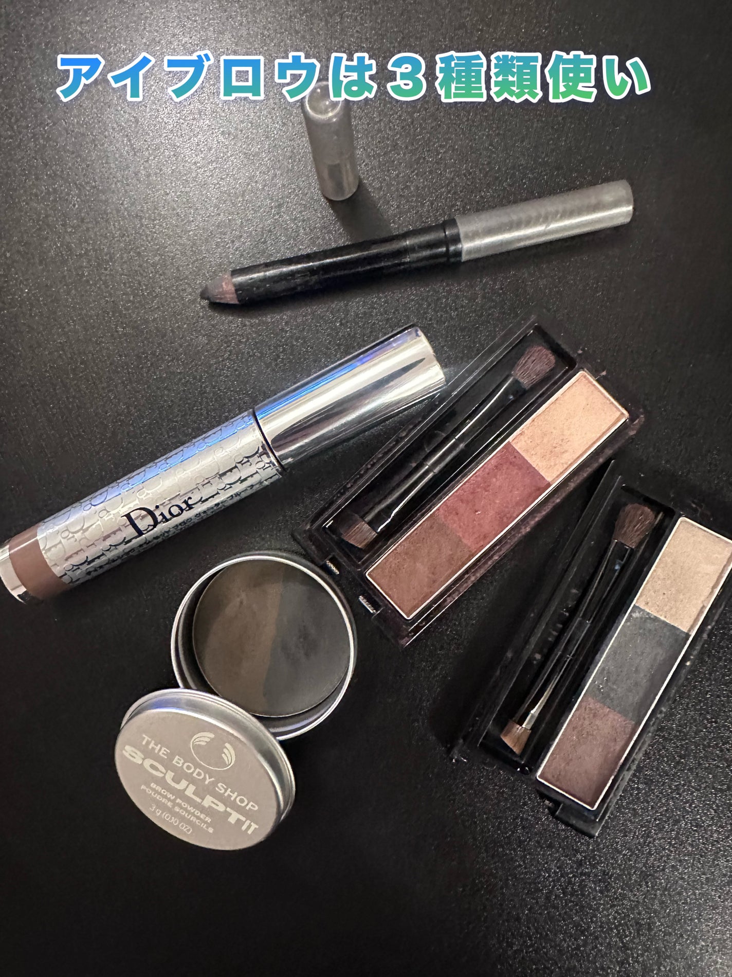 ブラシ付 アイブロウ/CEZANNE/アイブロウペンシルを使ったクチコミ(1枚目)