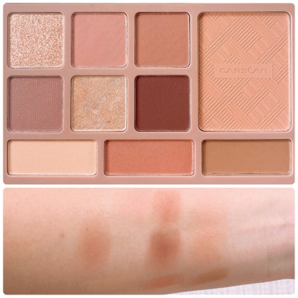 アイシャドウパレット10色/CARSLAN/アイシャドウパレットを使ったクチコミ(2枚目)