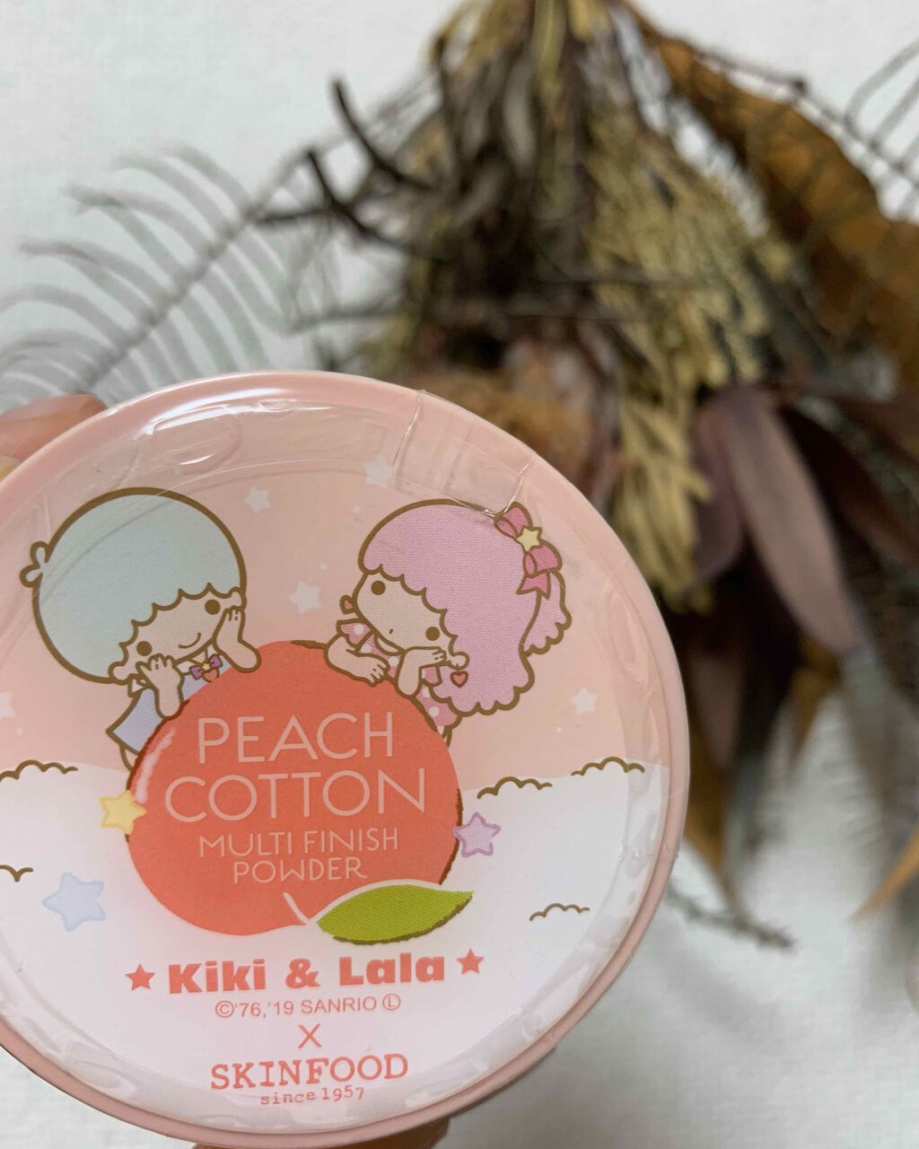 ピーチコットン マルチフィニッシュパウダー/SKINFOOD/ルースパウダーを使ったクチコミ(1枚目)