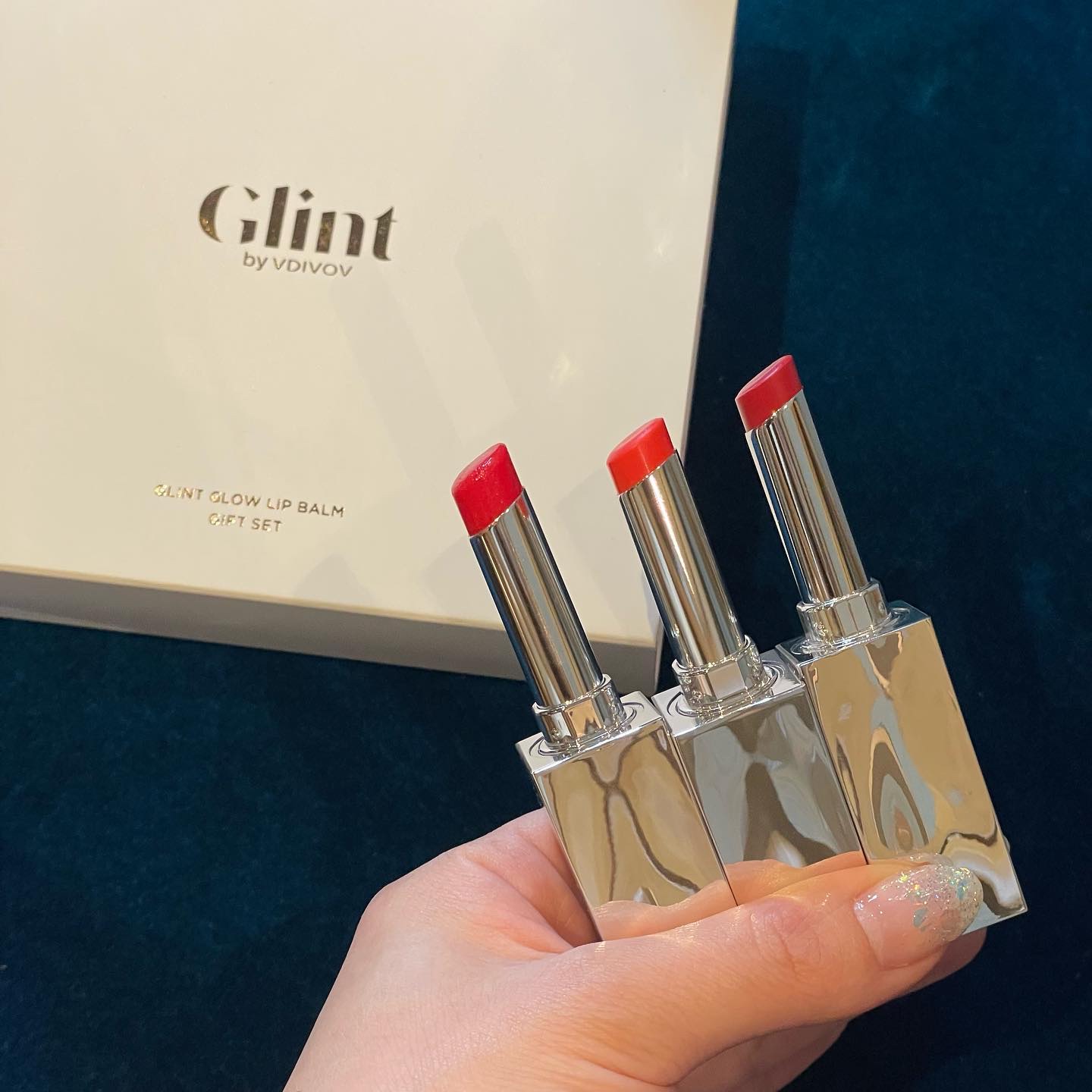 グローリップバームギフトセット Love From/Glint/メイクアップキットを使ったクチコミ（3枚目）
