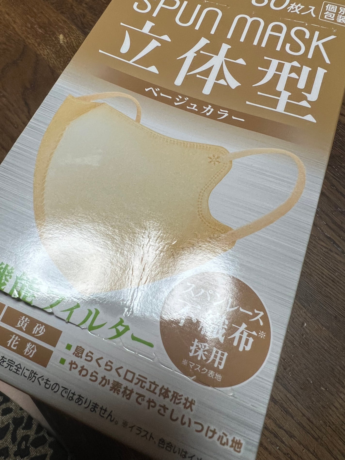 立体型スパンレース不織布カラーマスク/ISDG 医食同源ドットコム/マスクを使ったクチコミ(1枚目)