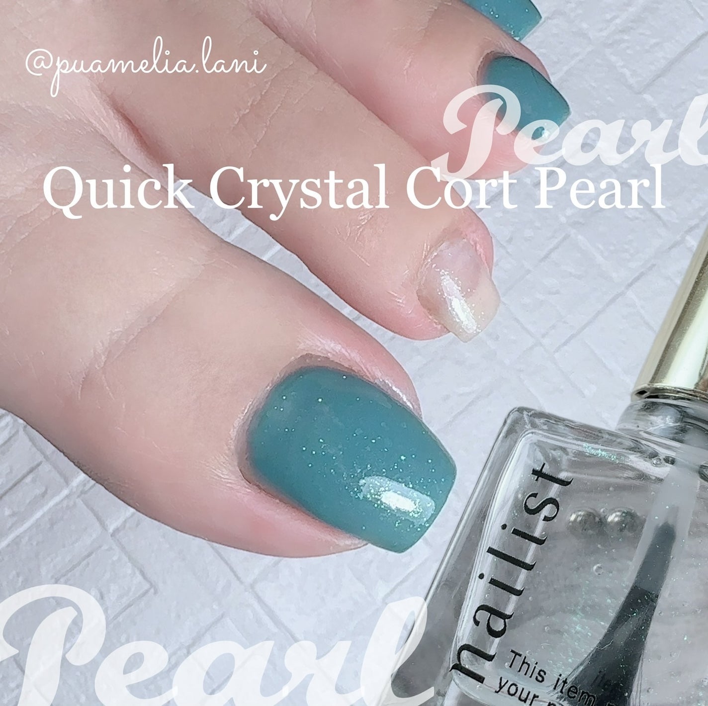 クイッククリスタルコートⅡ/ネイリスト/ネイルトップコートを使ったクチコミ(1枚目)